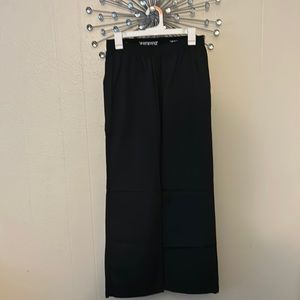 Black scrub pants